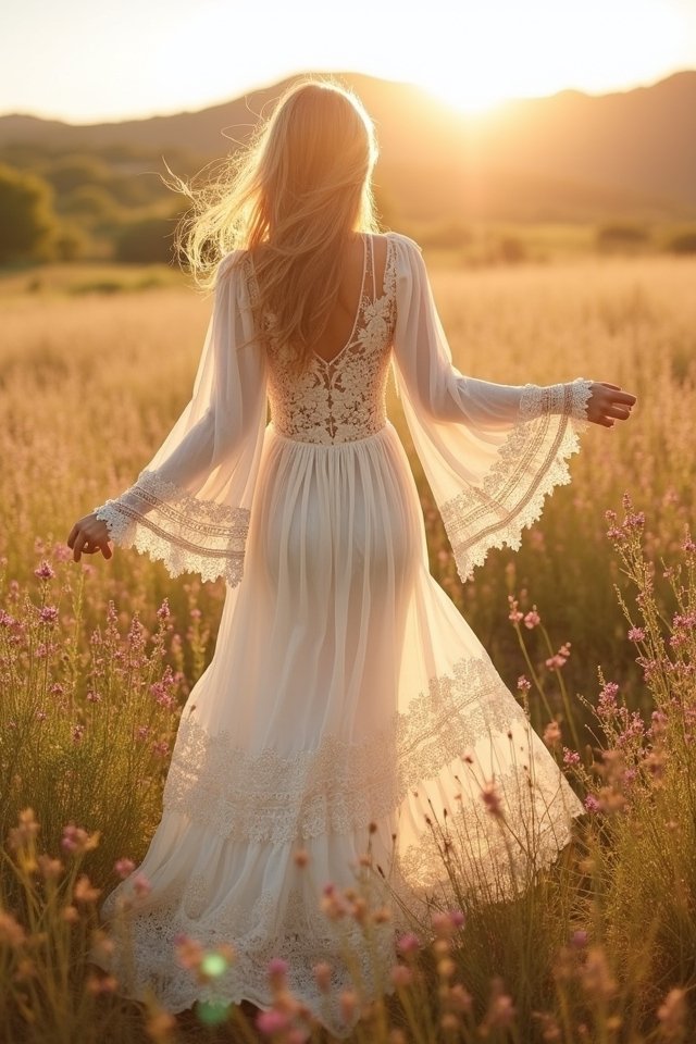 whimsical bohemian maxi dress