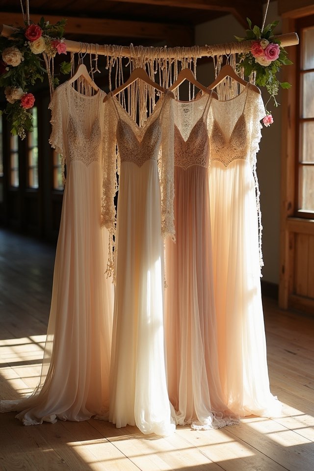 whimsical bohemian wedding style