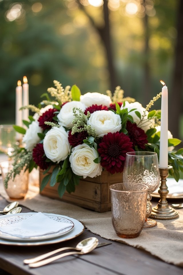 whimsical bouquets enhance tablescapes