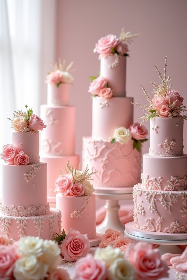 whimsical cake with unique accents