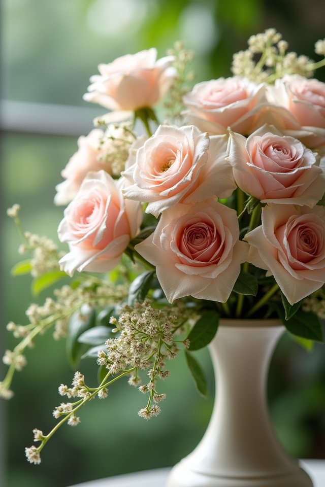 whimsical colorful garden bouquet