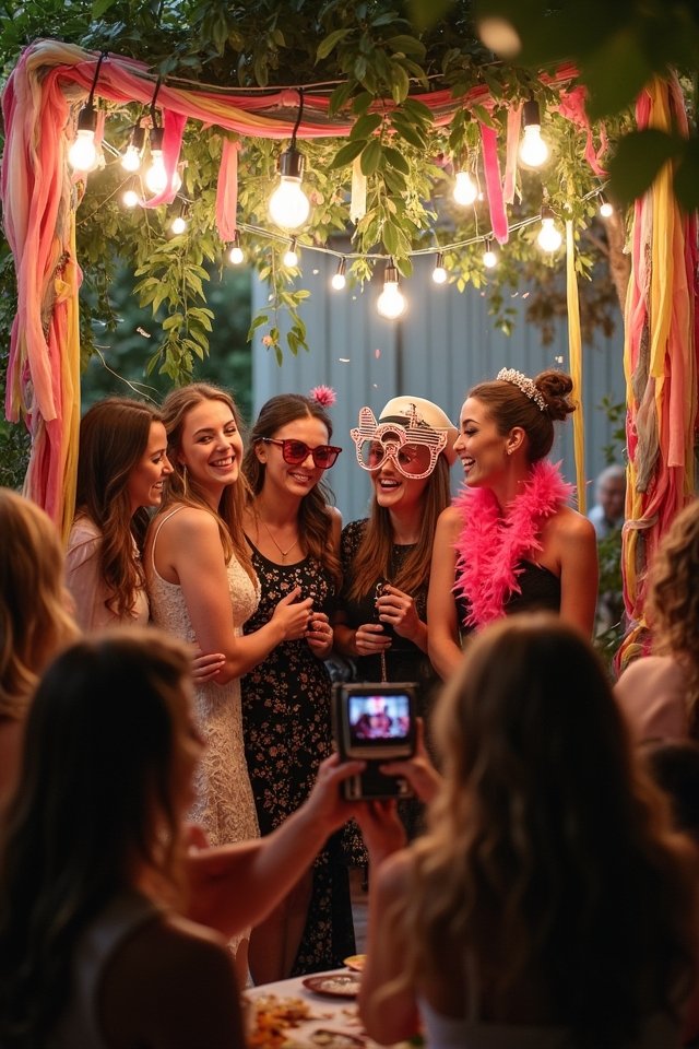 whimsical diy photo booth