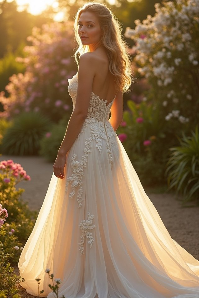 whimsical embroidered butterfly gown