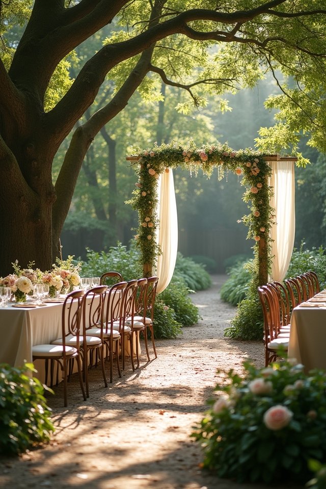 whimsical enchanted garden wedding