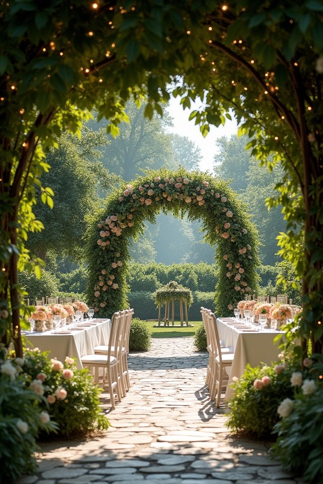 whimsical enchanted garden wedding