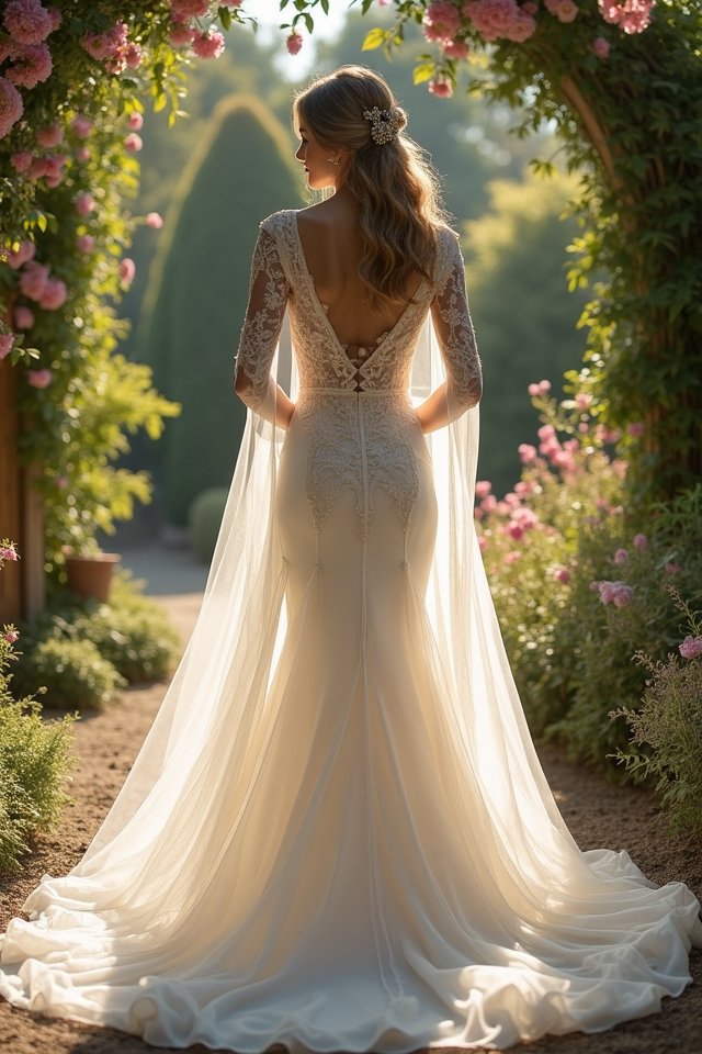 whimsical ethereal tulle layers