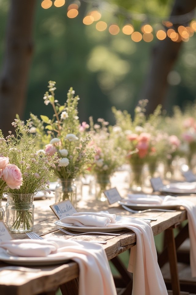 whimsical fabric tablescape transformation
