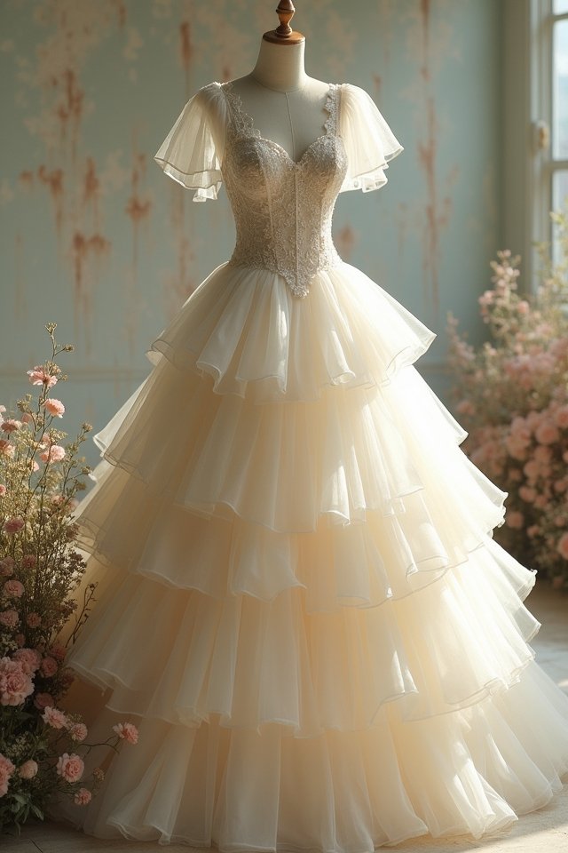 whimsical fairy princess gown