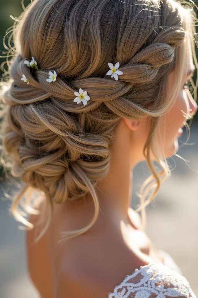whimsical fishtail braid elegance