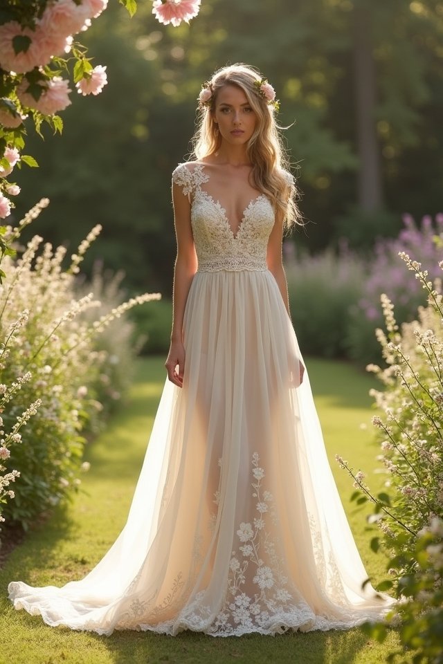 whimsical floral embroidered elegance