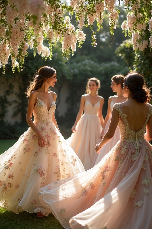 whimsical floral print dresses