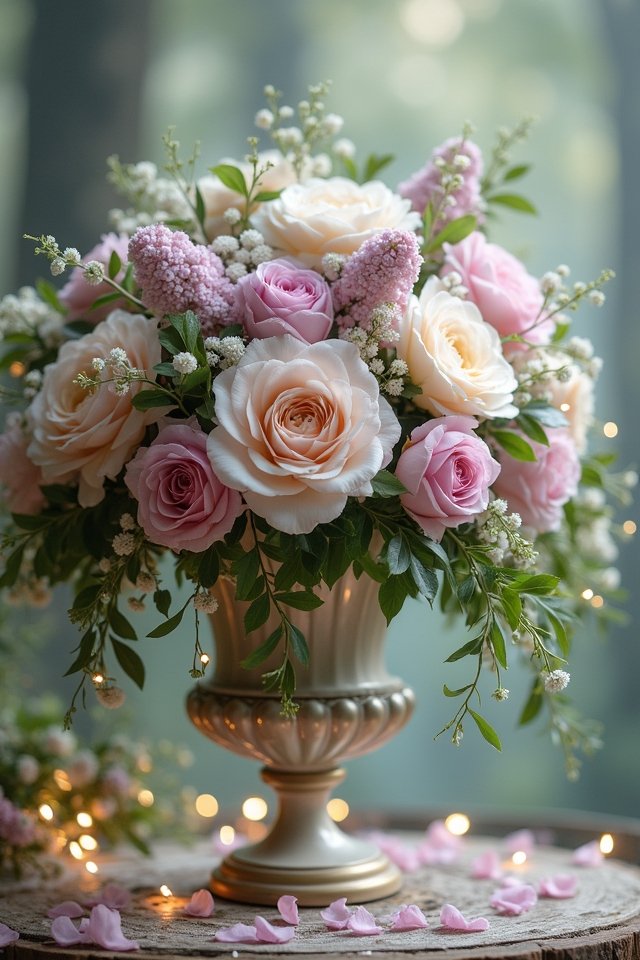 whimsical floral wedding arrangements