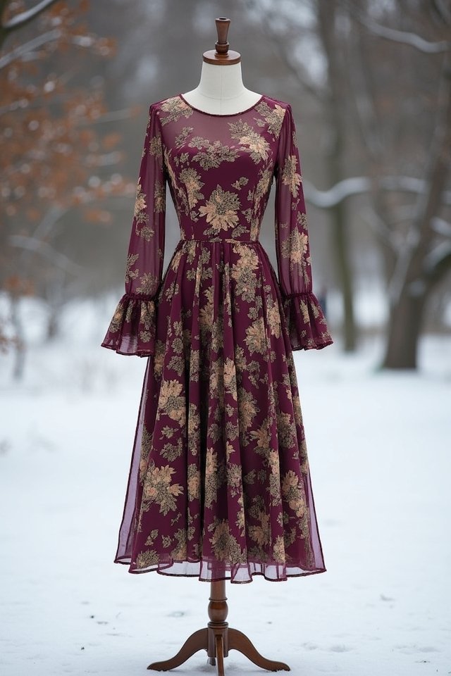 whimsical floral winter elegance
