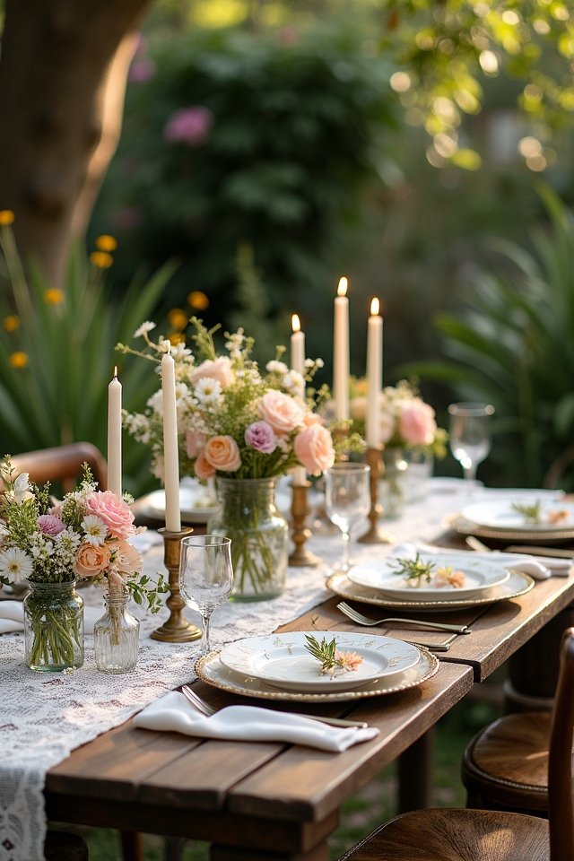whimsical garden dinner experience