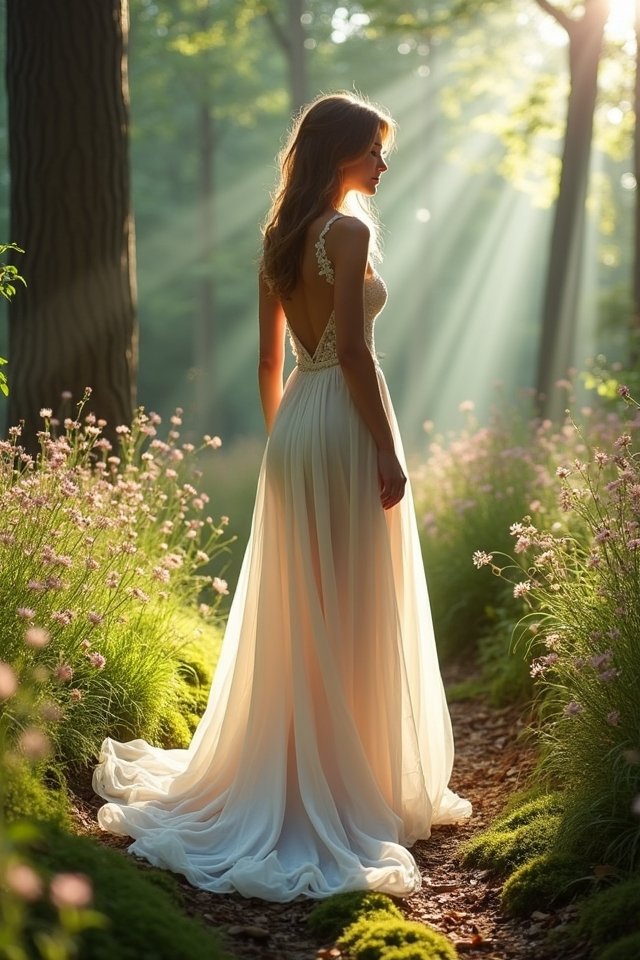 whimsical garden elegance dress
