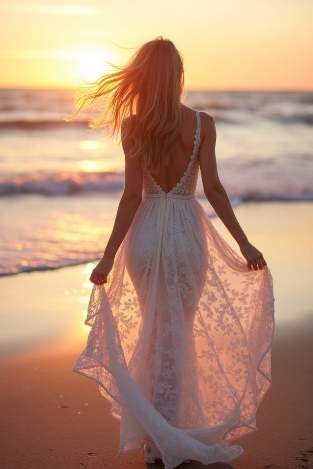 whimsical high low gown elegance