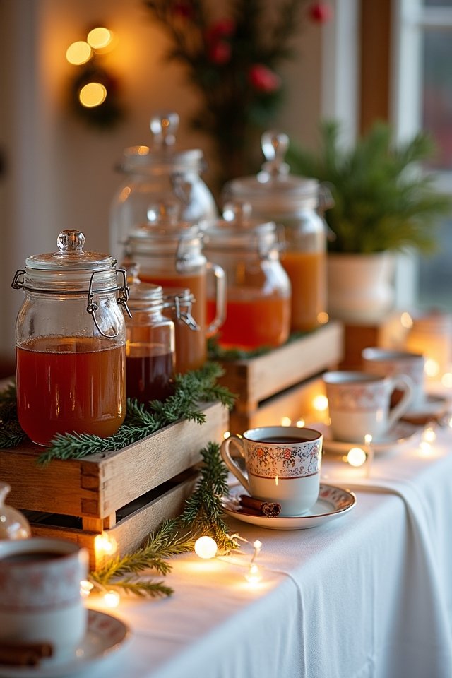 whimsical hot beverage station