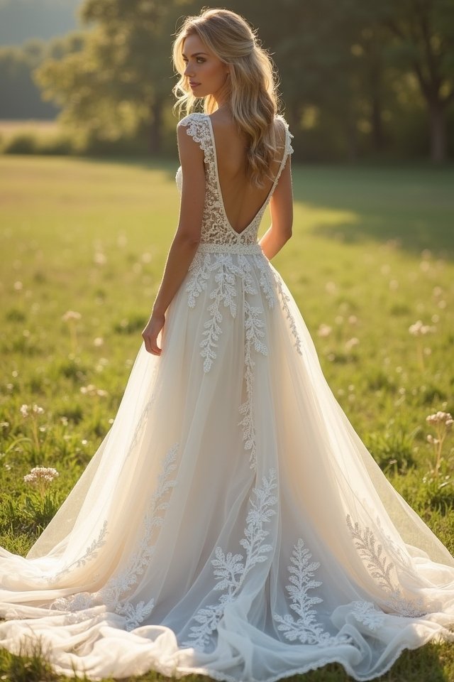 whimsical lace and tulle