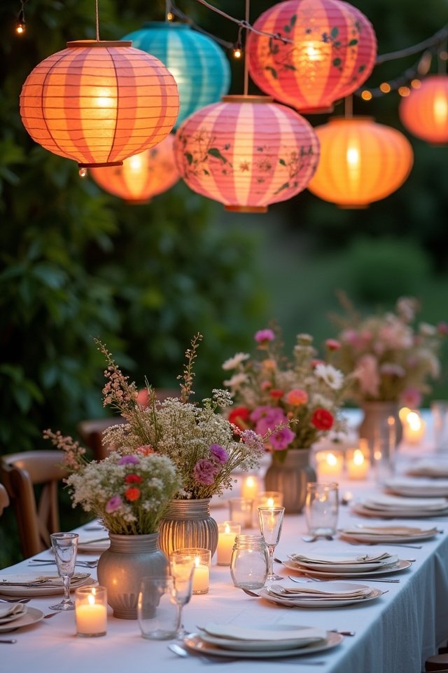 whimsical lanterns create enchantment