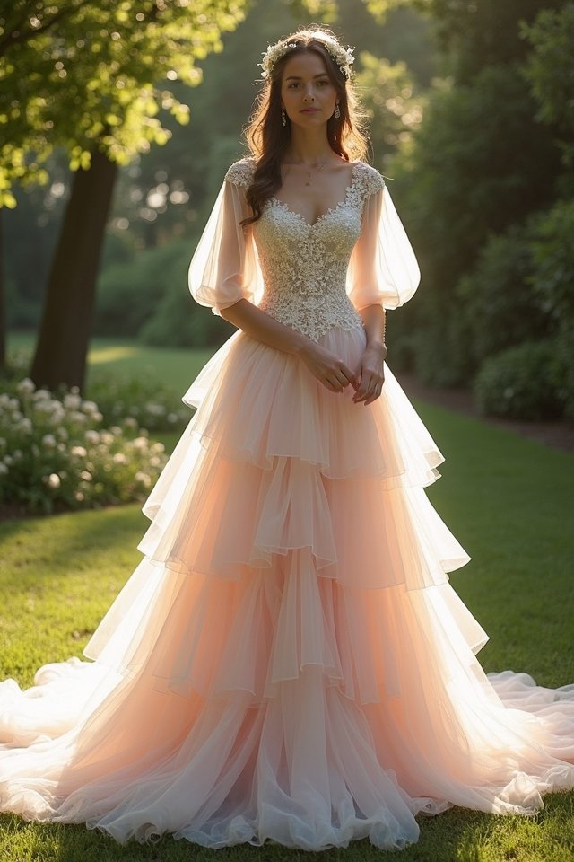 whimsical layered tulle elegance