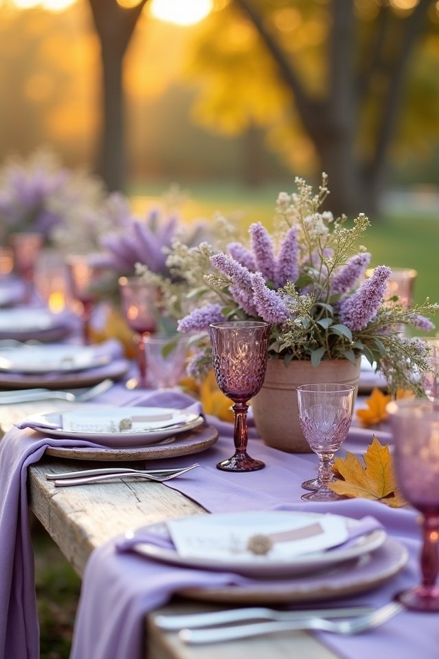 whimsical lilac garden party