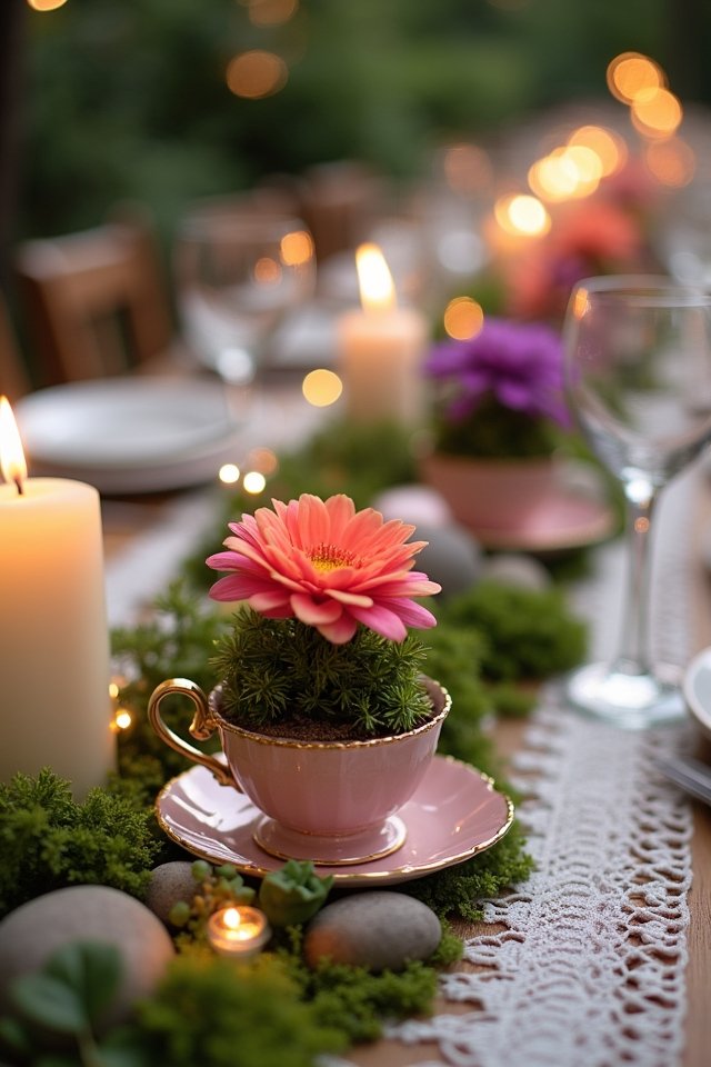 whimsical miniature wedding centerpieces