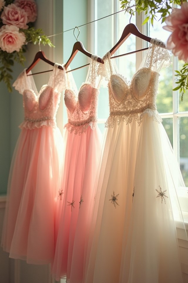 whimsical off shoulder elegance