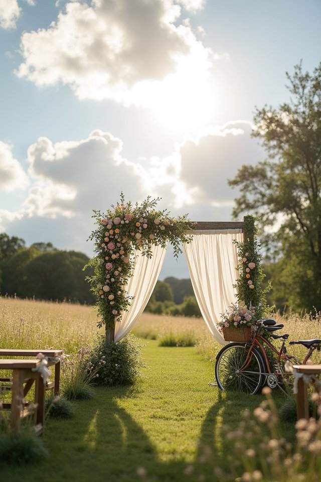 whimsical outdoor love celebration