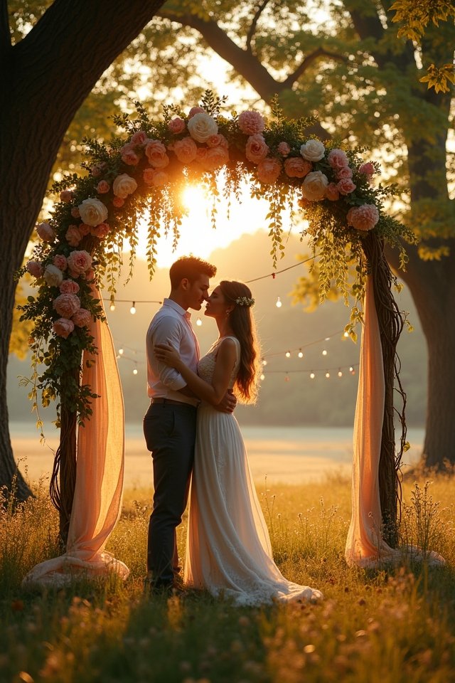 whimsical outdoor wedding charm