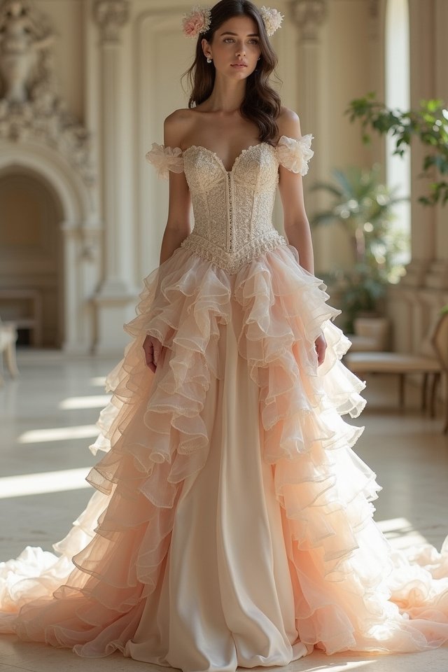 whimsical pirate inspired gown