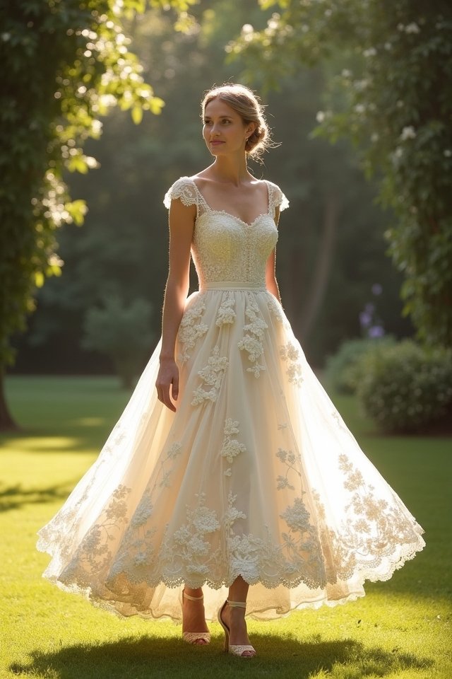 whimsical retro bridal elegance