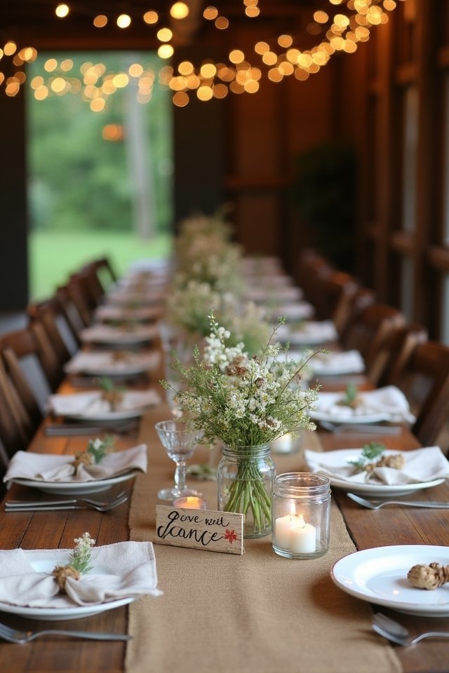 whimsical rustic wedding signage