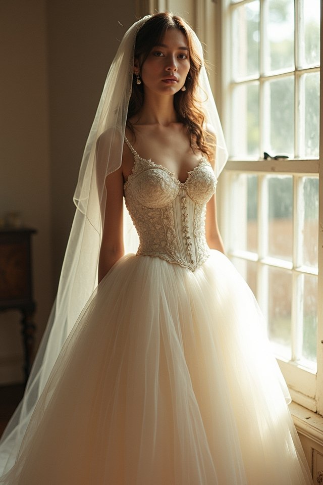 whimsical tea length bridal charm