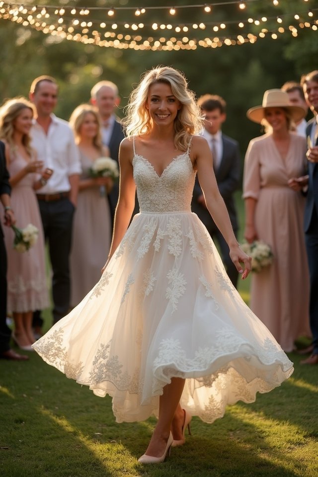 whimsical tea length charm