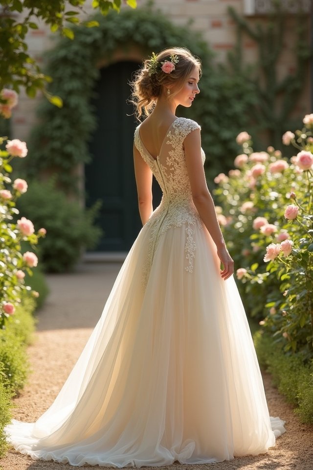 whimsical tea length elegance