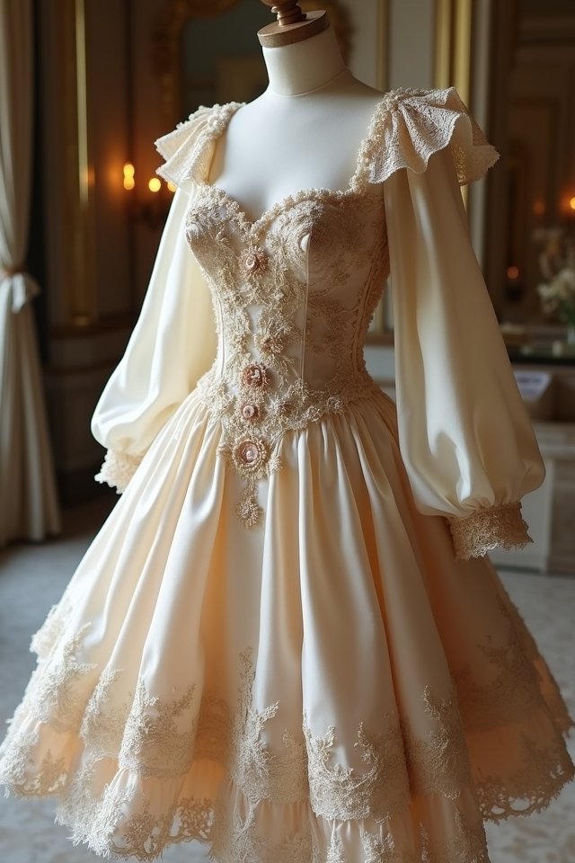 whimsical tea length elegance