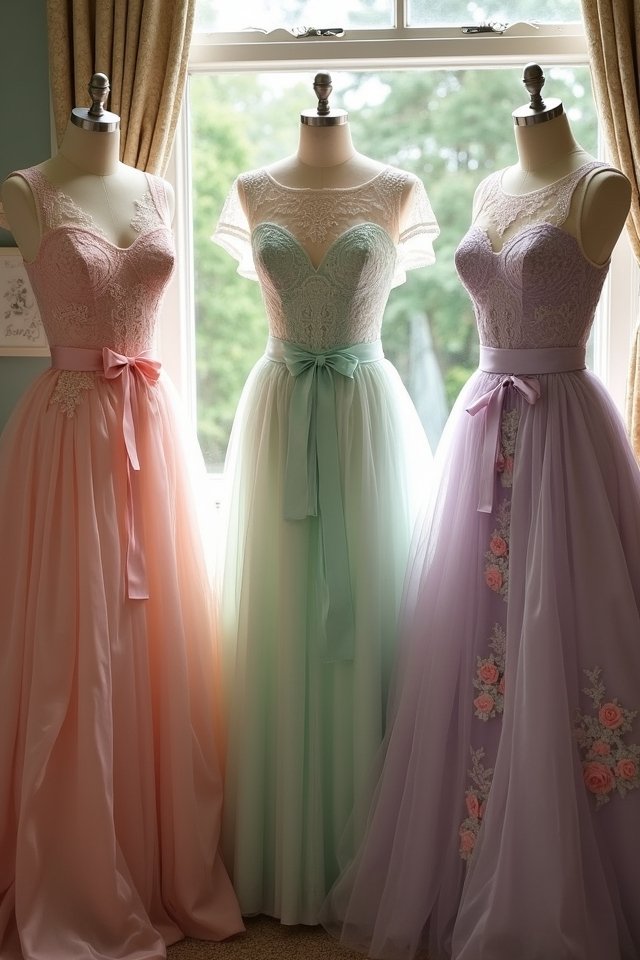 whimsical tea length elegance