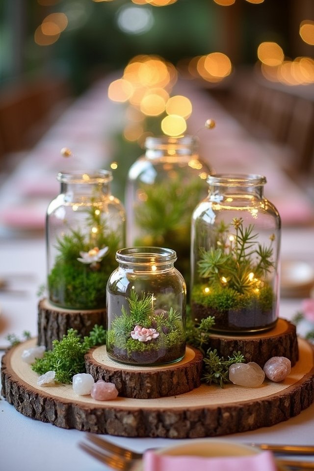 whimsical terrariums for weddings