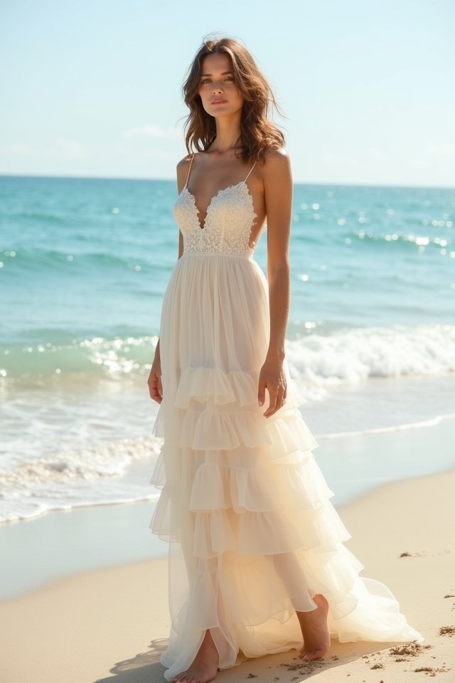 whimsical tiered organza elegance