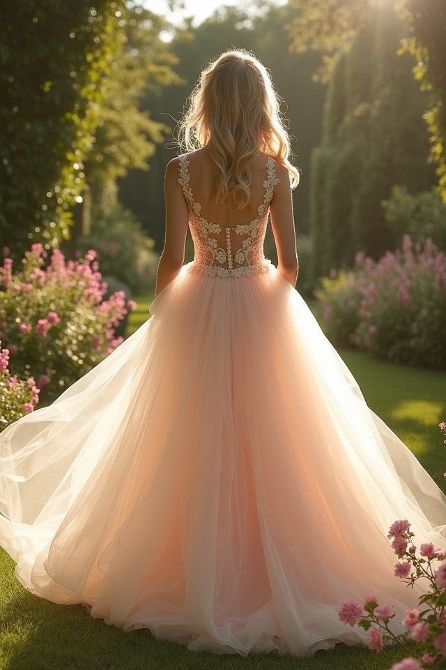 whimsical tulle ball gown