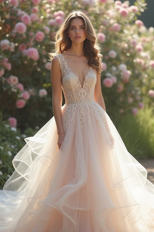 whimsical tulle gown magic