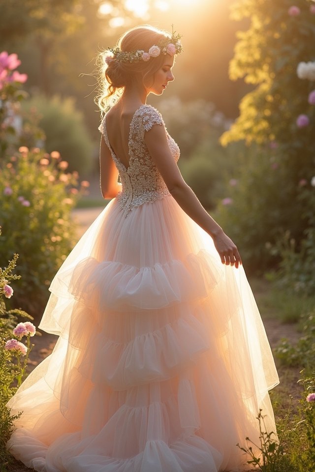 whimsical tulle wedding dresses