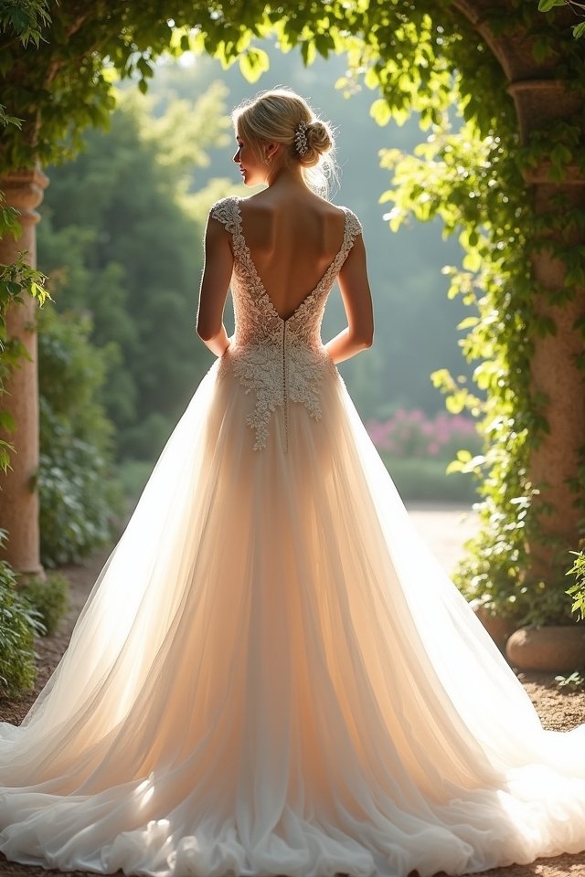 whimsical tulle wedding elegance