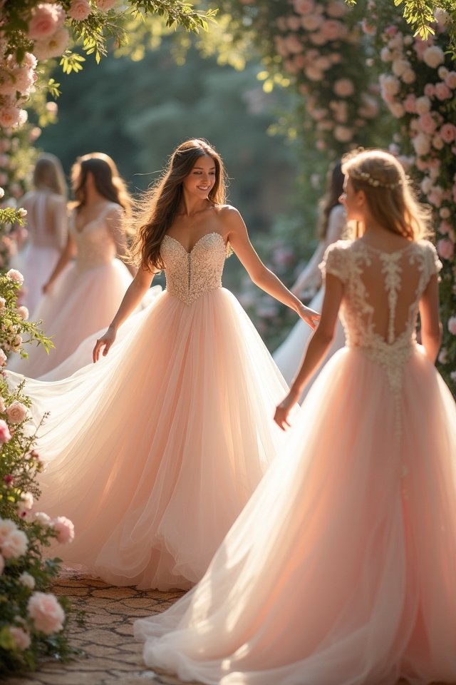 whimsical tulle wedding skirts