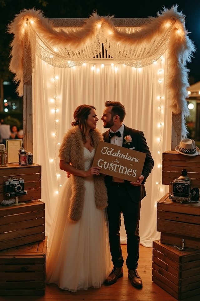 whimsical vintage photobooth props