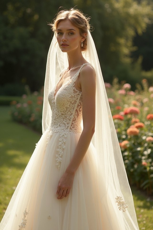 whimsical vintage tea length dress
