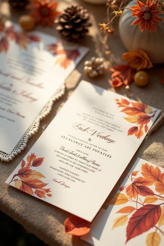 whimsical watercolor wedding invitations