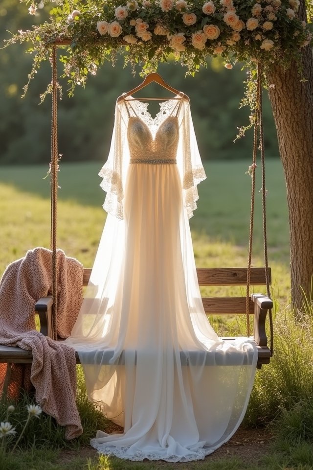 whimsical wedding capes and shawls