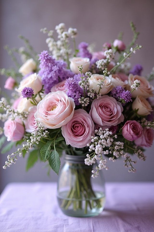 whimsical wildflower bouquet charm