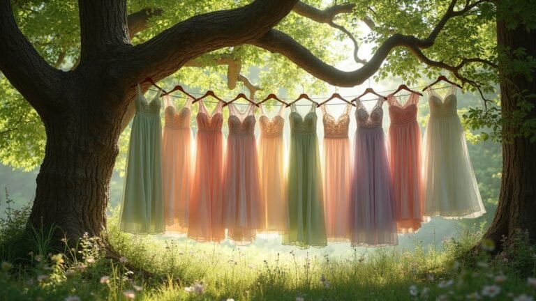 whimsical woodland wedding attire